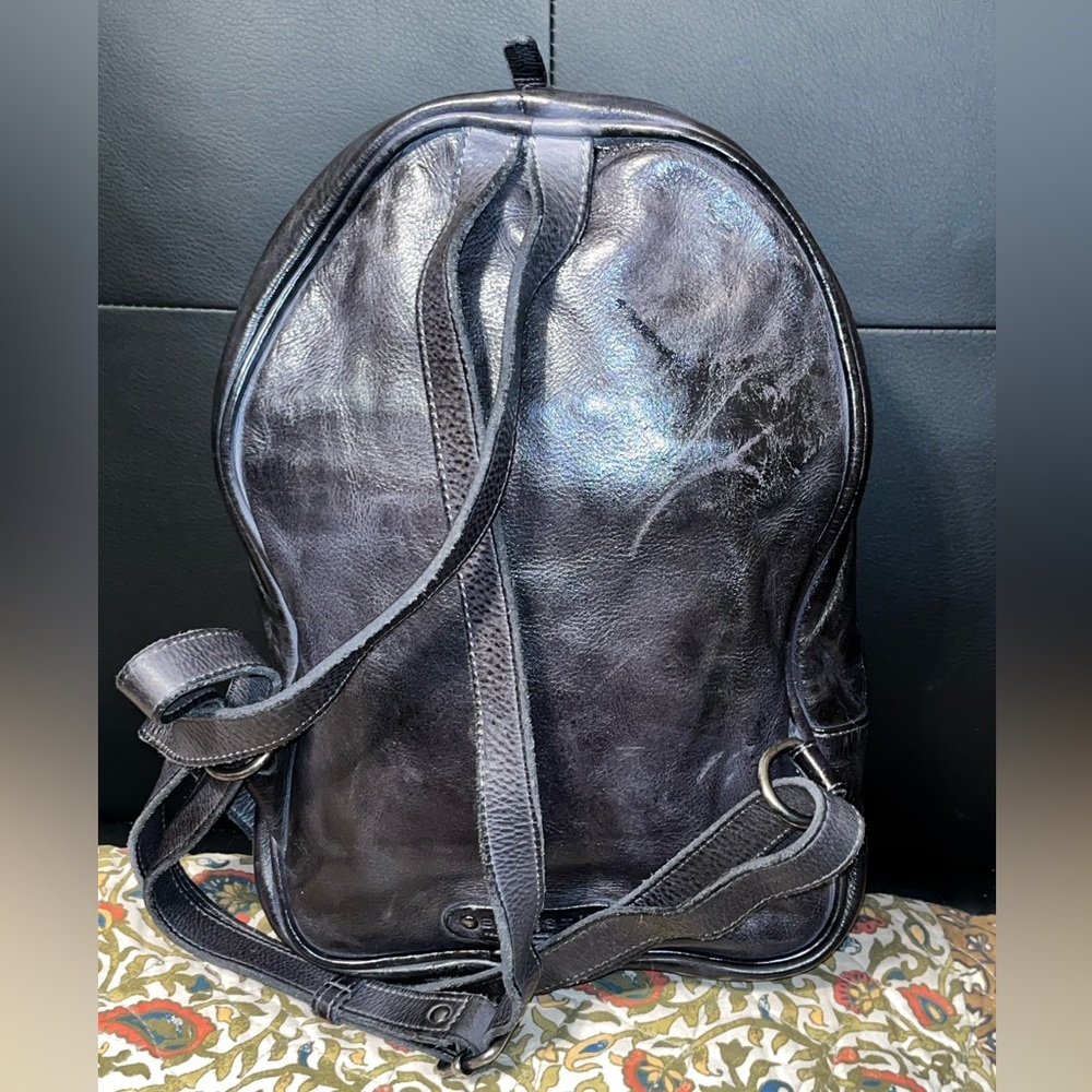 Unisex BEDSTU Distressed leather mini backpack - Picture 5 of 10